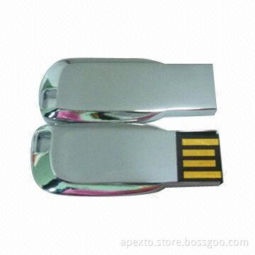 Metal USB Flash Memory with Plug-and-play Function and More Than 1,000,000 Times Data Encryption